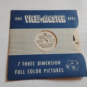 View-Master Mount Vernon Virginia U.S.A Reel 76